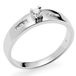 Orphelia Ring 18 Karaat Witgoud Diamant 0.13 ct