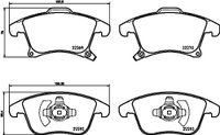 BREMBO P 24 173 remblokken