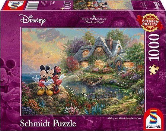 Schmidt Spiele Mickey & Minnie Legpuzzel 500 stukjes - Cartoon - Unisex