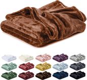 Lavea® Fleece Deken 270x240 cm – King Size, Zacht – Warme Knuffeldeken van Pluizige Microvezel voor Bank en Bed, Ademend en Wasbaar – Lichtbruin