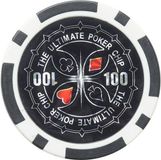 Merkloos / Sans marque Speelplezier-online.nl Ultimate pokerchip 11.5g - Value 100 - 25st. - Texas Hold'em Poker Chips - Fiches voor Pokeren