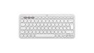 Logitech Pebble Keys 2 K380s - Draadloos Toetsenbord - QWERTY US International - Wit