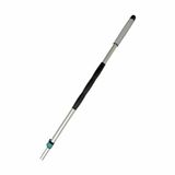 ARCORA Professionele telescoopsteel, 2-delig, 96-180 cm, grijs-zwart