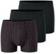 Schiesser 3-pack heren boxershort - Streep 95/5 - Zwart combi / S