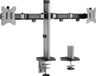 My Wall Bureaubeugel voor 2 monitoren tot 32 inch / Full Motion / Zwart/Zilver