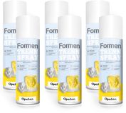 Oputec 6 x 500ml spray – vormen-lossingsmiddel – plantaardig anti-hechtmiddel voor siliconen- & kunststofvormen – Made in Germany