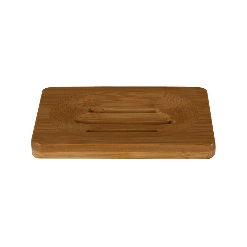 HappySoaps Zeep Houder van Bamboe voor twee Shampoo Bars en Zeep