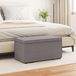 Maison Exclusive - Repose-pieds, couleur taupe, 81 x 41 x 40 cm, recouvert de tissu et fabriqué en panneau de particules