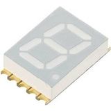 TRU COMPONENTS display à un chiffre, LED SMD, Rouge, 9 mcd