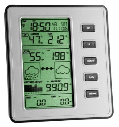 TFA-Dostmann 35.1077 Digitale Weerstation - Zilver