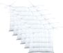 Stof Textile coussin de chaise BEA - 6x - blanc - 40 x 40 x 4 cm