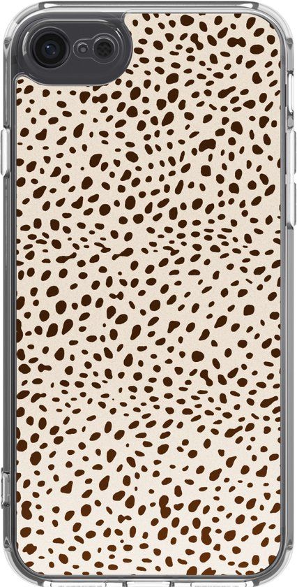 imoshion Hoesje - Geschikt voor Apple iPhone SE (2022) / SE (2020) / 8 / 7 - Design hoesje - Desert Dots