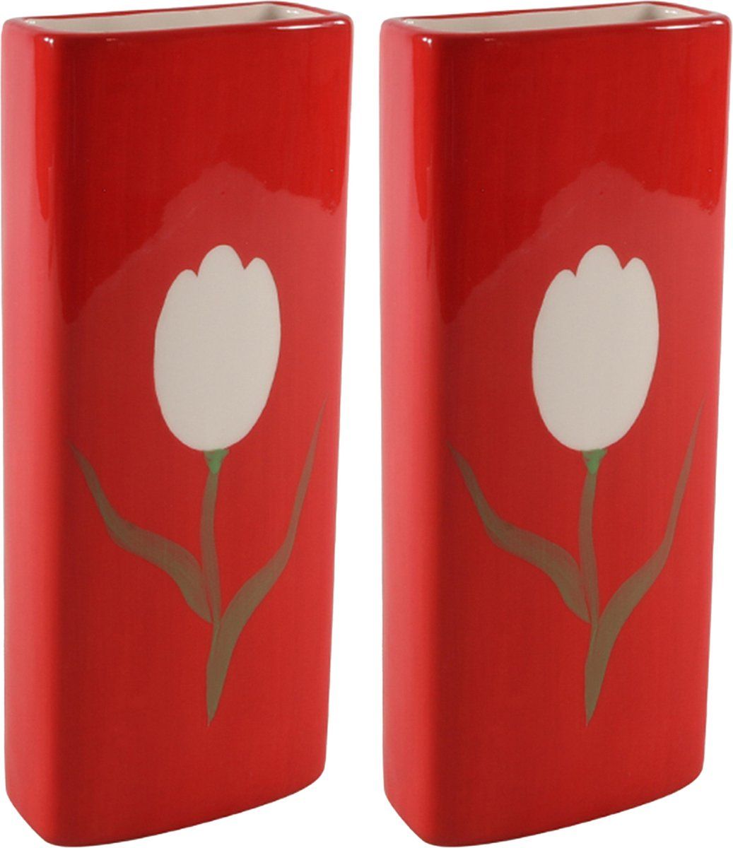 Svenska Living Radiatorbak luchtbevochtiger/waterverdamper - 2 stuks - rood