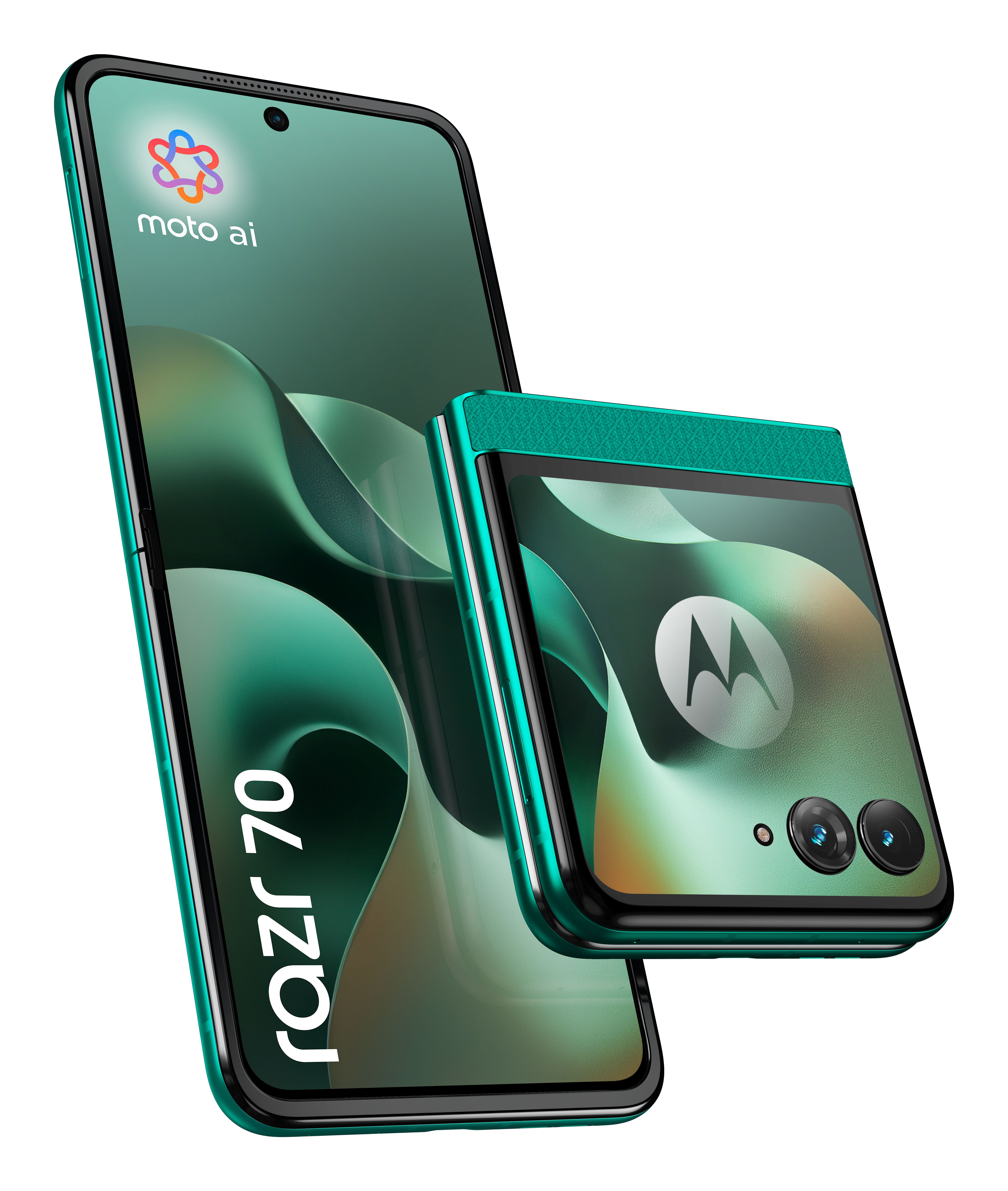 Motorola razr 70 17,5 cm (6.9") Dual SIM Android 16.0 5G USB Type-C 8 GB 256 GB 4800 mAh Donkergroen