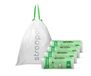 Strapper 100 Sacs poubelles Vert - Convient pour Brabantia avec code R et Homra Nexo - 36 litres