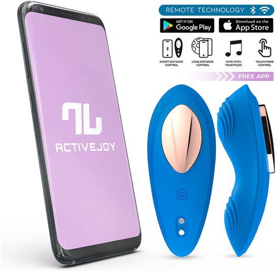 Intoyou Panty Vibrator met App Blauw
