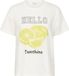 Kaffe KAchelsea T-Shirt Dames T-shirt - Chalk