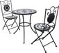 Prolenta Maison Exclusive - Ensemble de 3 pièces pour bistrot, en céramique noire et blanche