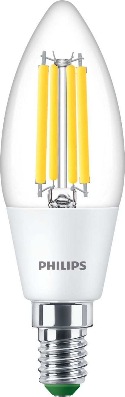 Philips LED Kaarslamp E14 - 2.3W (40W) - 4000K - Helder - Koel Wit Licht