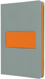 Sigel LS200 Notitieboek Linescape Hardcover DIN A5 Geruit Lichtgrijs, Neon-oranje