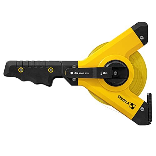 STABILA LBM 1000 - 50 m - LBM1000 ST50 - framebandmaat - zwart/geel