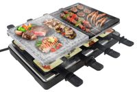Merkloos Solidchoice - Raclette Grill voor 8 Personen met Temperatuurregeling
