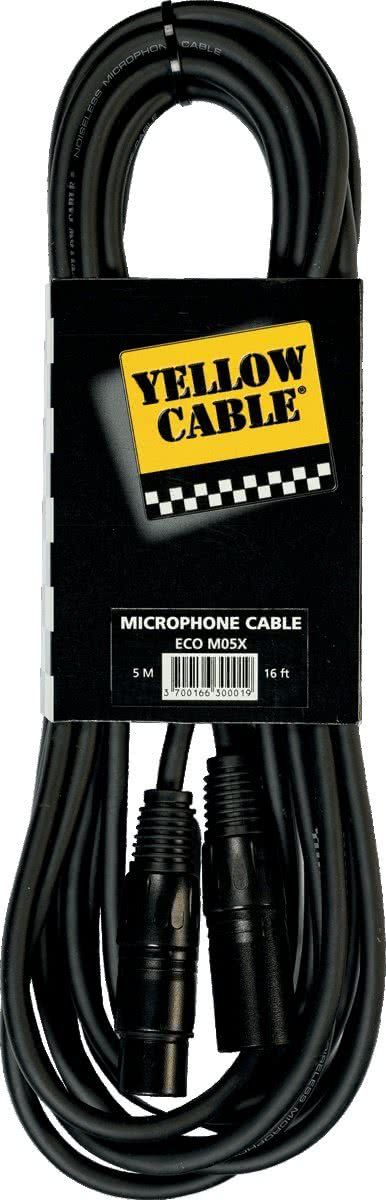 Yellow Cable - XLR Male/XLR Female - 5m - 3700166300019