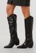 Notre-V 0601-09 Laarzen - Imitatieleer - Dames - Zwart - Maat 36