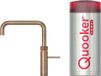 Quooker Fusion Square messing patina kokend water kraan met COMBI+ boiler