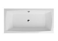 Badland APRI ligbad 140 x 70 cm wit met baddrager