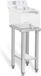 Royal Catering Onderstel voor friteuse - Roestvrij staal - 41 x 29 x 65 cm