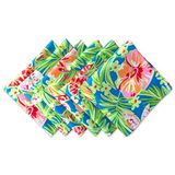 DII Vlekbestendig en waterdicht, polyester, bloemen, servetset