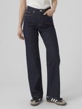 Vero Moda VMTESSA HR Wide Jeans - Dark Blue Denim - Women's W28/L32