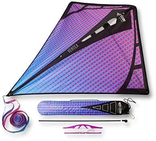 Prism Kite Technology Prism Vertex Ultraviolet Kite - Diamond Kite with Long Tail - 2022 Model