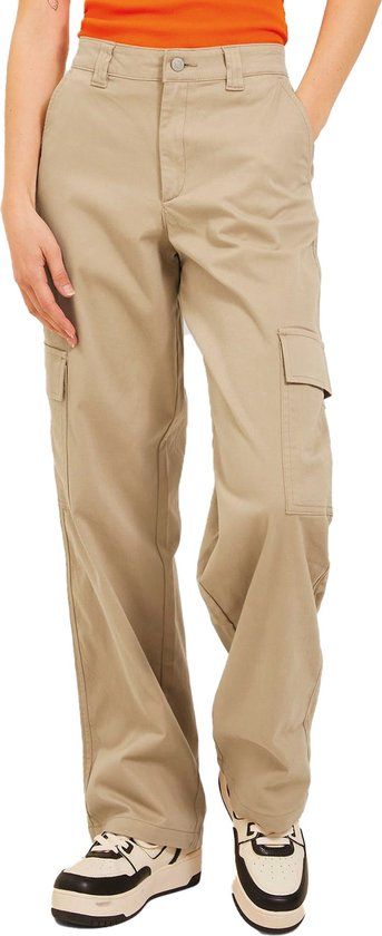Kendal Straight Cargobroek Vrouwen - Maat XL - Beige