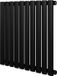 Monster Group BV Radiateur design ovale - 1 colonne - 600x600 mm - noir