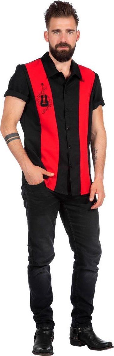 Wilbers Jaren 50 Kostuum Rockabilly Hemd Herman De Hunk Maat 48