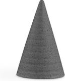 Kähler Design Glazed Cone - 11 cm - Grijs gemeleerd