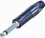 Neutrik NP2X-BAG-CON Jackplug 6.35 mm Stekker, recht Aantal polen: 2 Mono Zwart 1 stuk(s)