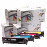 Colori Set 4x Huismerk Toner Compatibel met HP 312A 312X CF380X CF381A CF382A CF383A voor HP LaserJet Pro MFP M476 Series