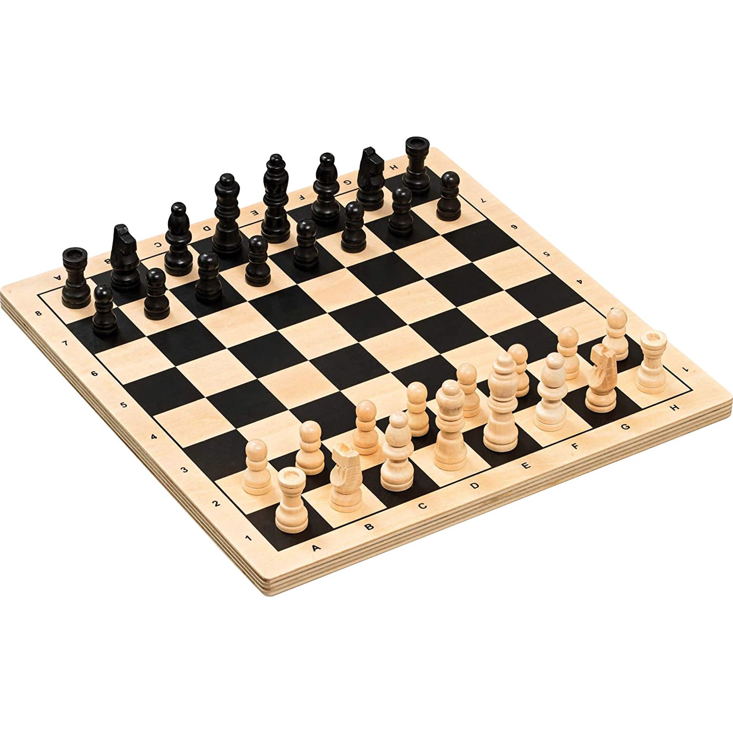 Philos Schaakset 26 cm - Hout - Unisex