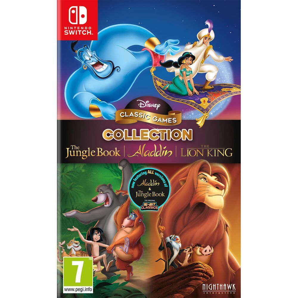 Nighthawk Interactive Disney Classic Games Collection - The Jungle Book, Aladdin and The Lion King Nintendo Switch