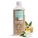 Salt Of the Earth Natuurlijke deodorant Roll On Refill van, Ginger & Jasmine