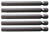 KSTools Embout 1/4" Classic BTR, 75 mm, 2,5 mm, 5 pièces