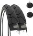 Set DemiSlick Set van 2 banden 700 x 45 C (29 x 1,75) + luchtkamers Gravel banden voor volwassenen, trekking, bike, hybride