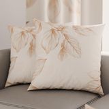 PETTI Artigiani Italiani - Paar kussenslopen 60 x 60 cm van microvezel, decoratief kussen voor slaapkamer, bank, woonkamer, set van 2 kussenslopen, bloemenpatroon 150, 100% Made in Italy
