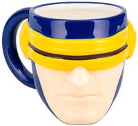 Paladone X-Men Cyclops warmtegevoelige Combat Visor mok – officieel gelicentieerde Marvel 550 ml keramische koffiebeker, extra groot voor thee, warme chocolademelk en meer, superheldencadeau