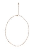Gaya Rose Gold White Fantasiehanger Minimalistische ketting Koper Vrouwen Volwassenen 45 cm