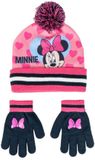 2-delige Minnie Mouse Muts en Wanten Roze