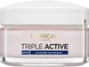 L’Oréal Paris Triple Active Hydraterende Nachtcrème - 2 x 50ml